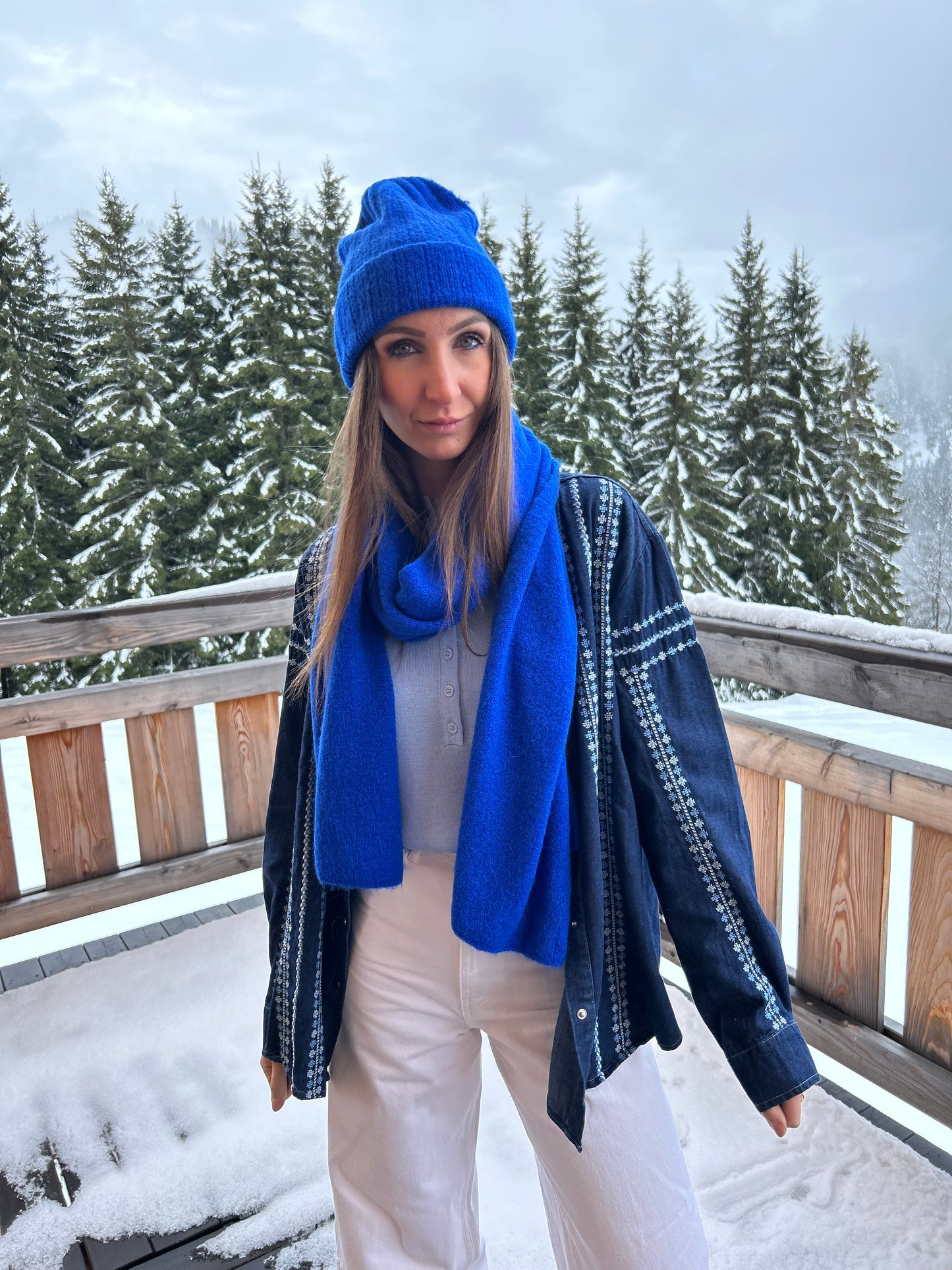 Ensemble bonnet + écharpe ALPI🇮🇹