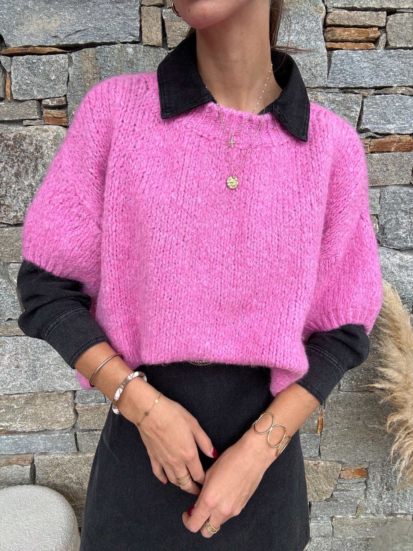 Pull CAMOMILLE manches courtes 🇮🇹