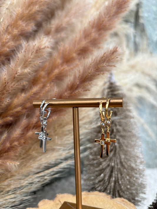 Boucles d’oreilles CROIX