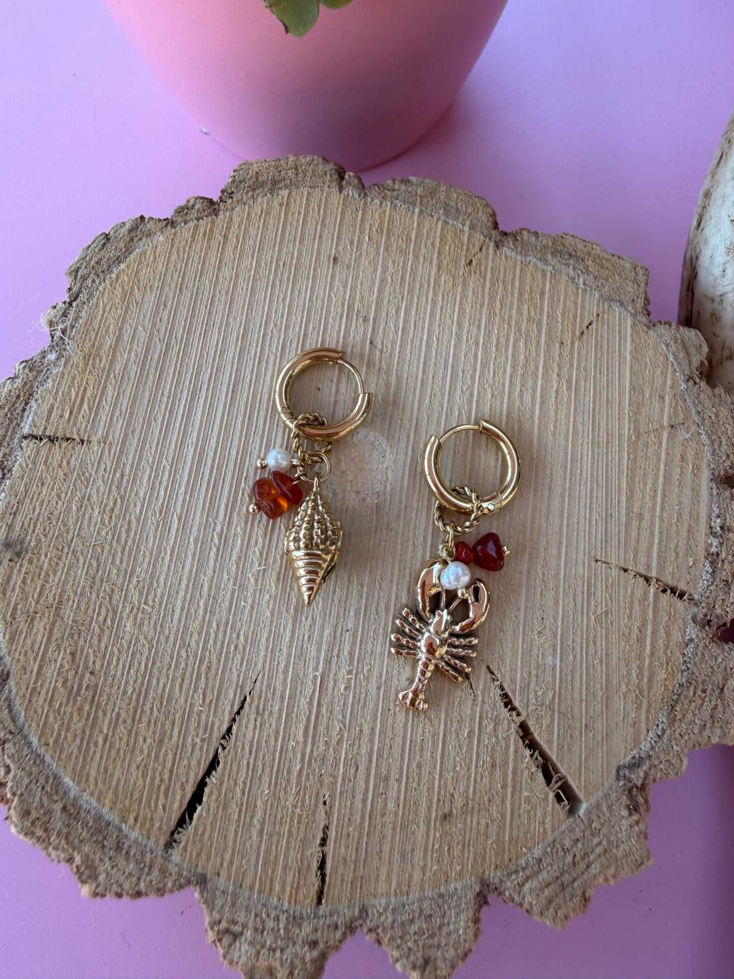 Boucles d’oreilles ÉCREVISSE