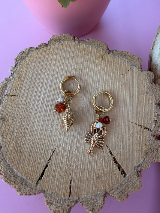 Boucles d’oreilles ÉCREVISSE
