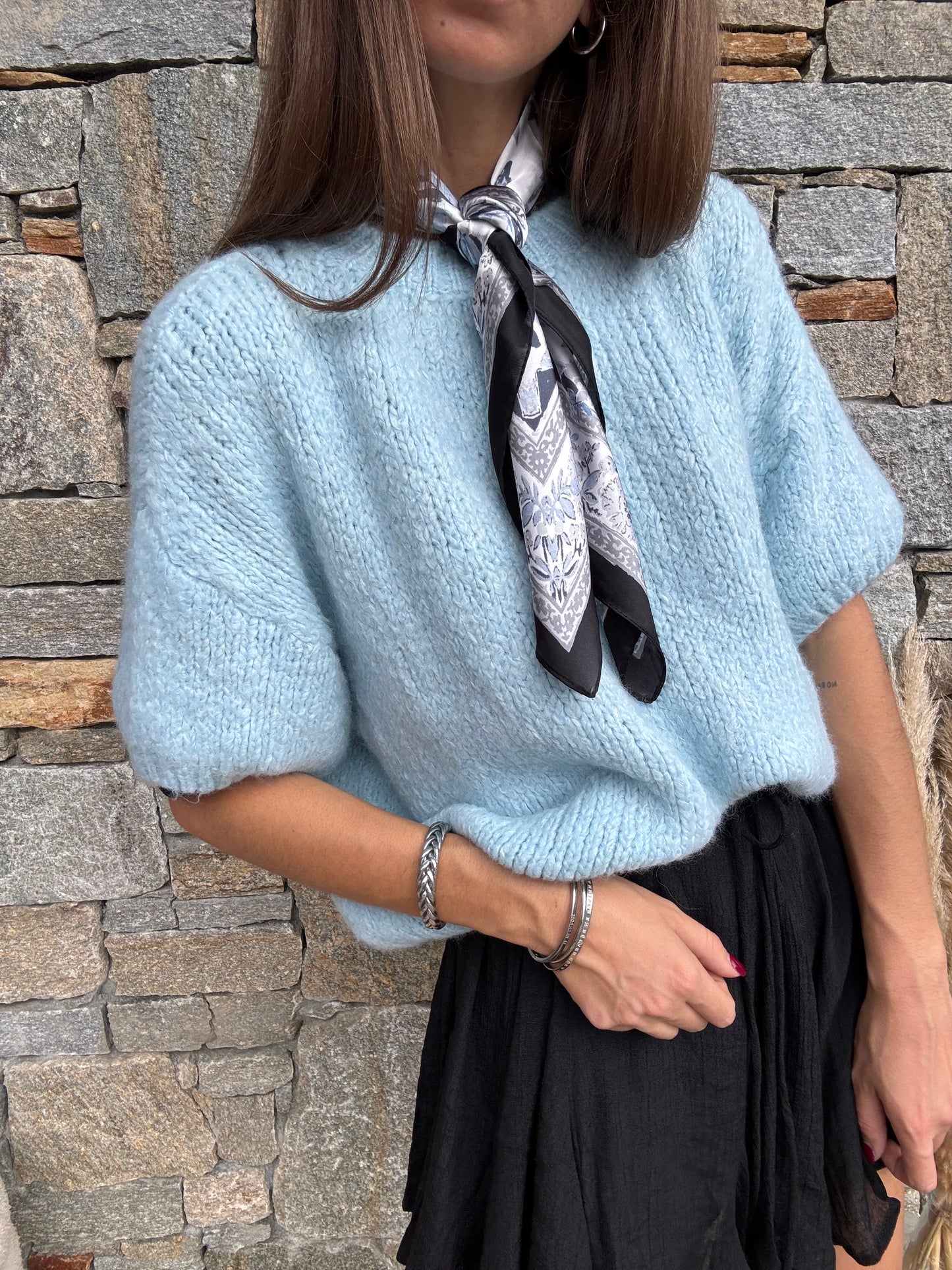 Pull CAMOMILLE manches courtes 🇮🇹