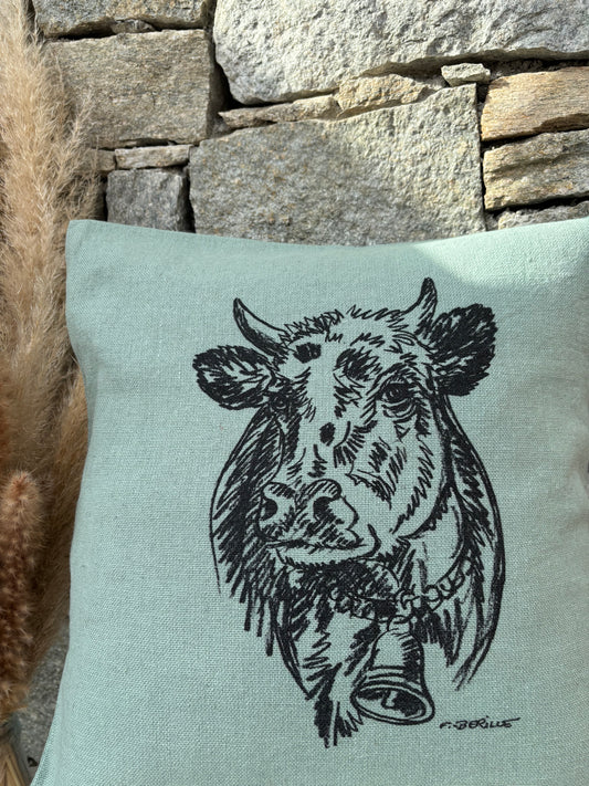 Coussin carré VACHE
