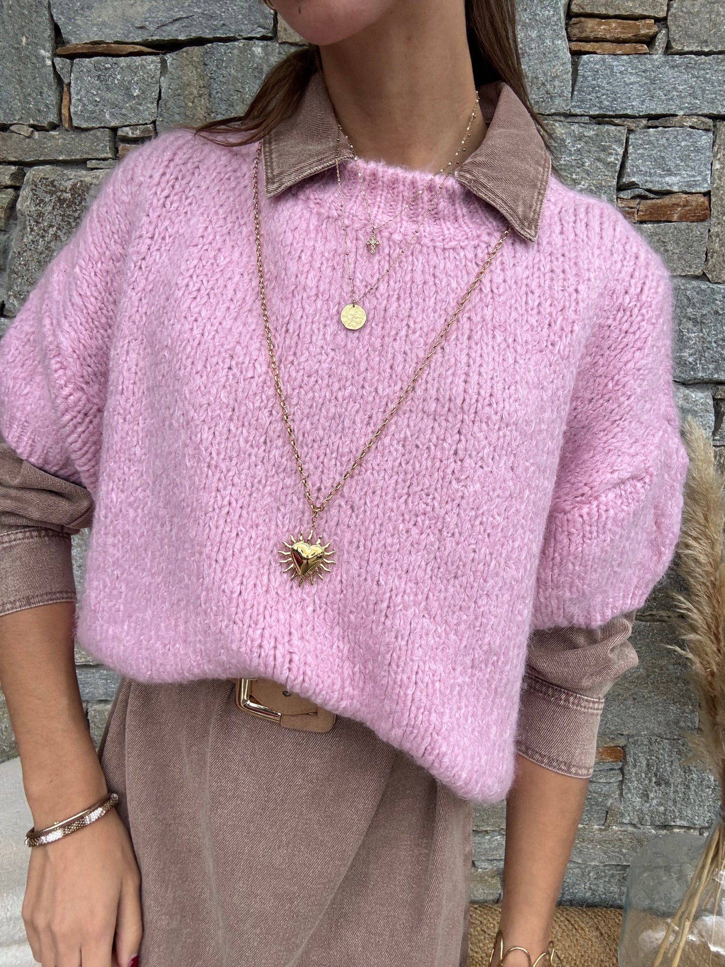 Pull CAMOMILLE manches courtes 🇮🇹