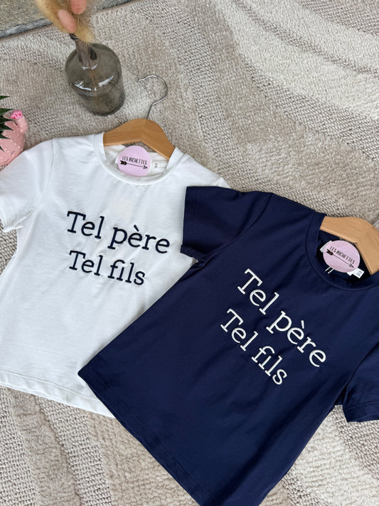 Tee-shirt TEL PÈRE TEL FILS enfant