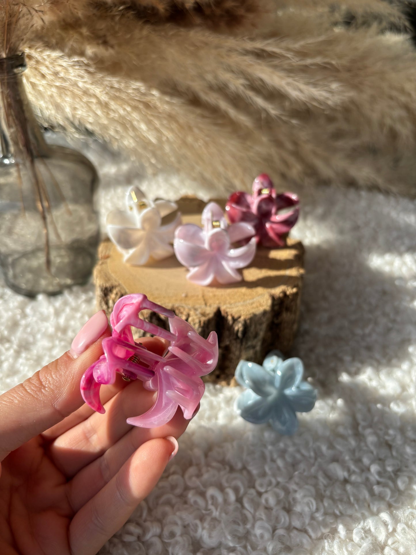 Mini pince à cheveux FLEUR