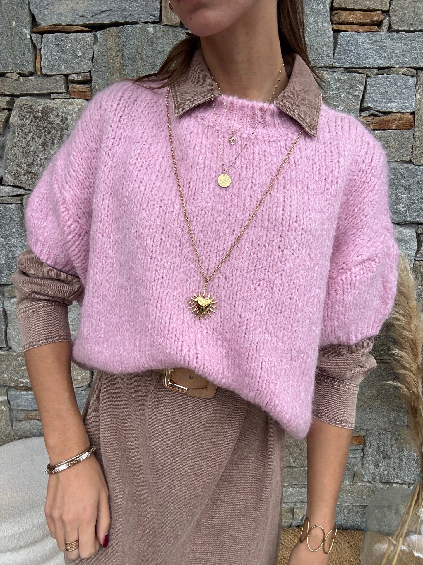 Pull CAMOMILLE manches courtes 🇮🇹