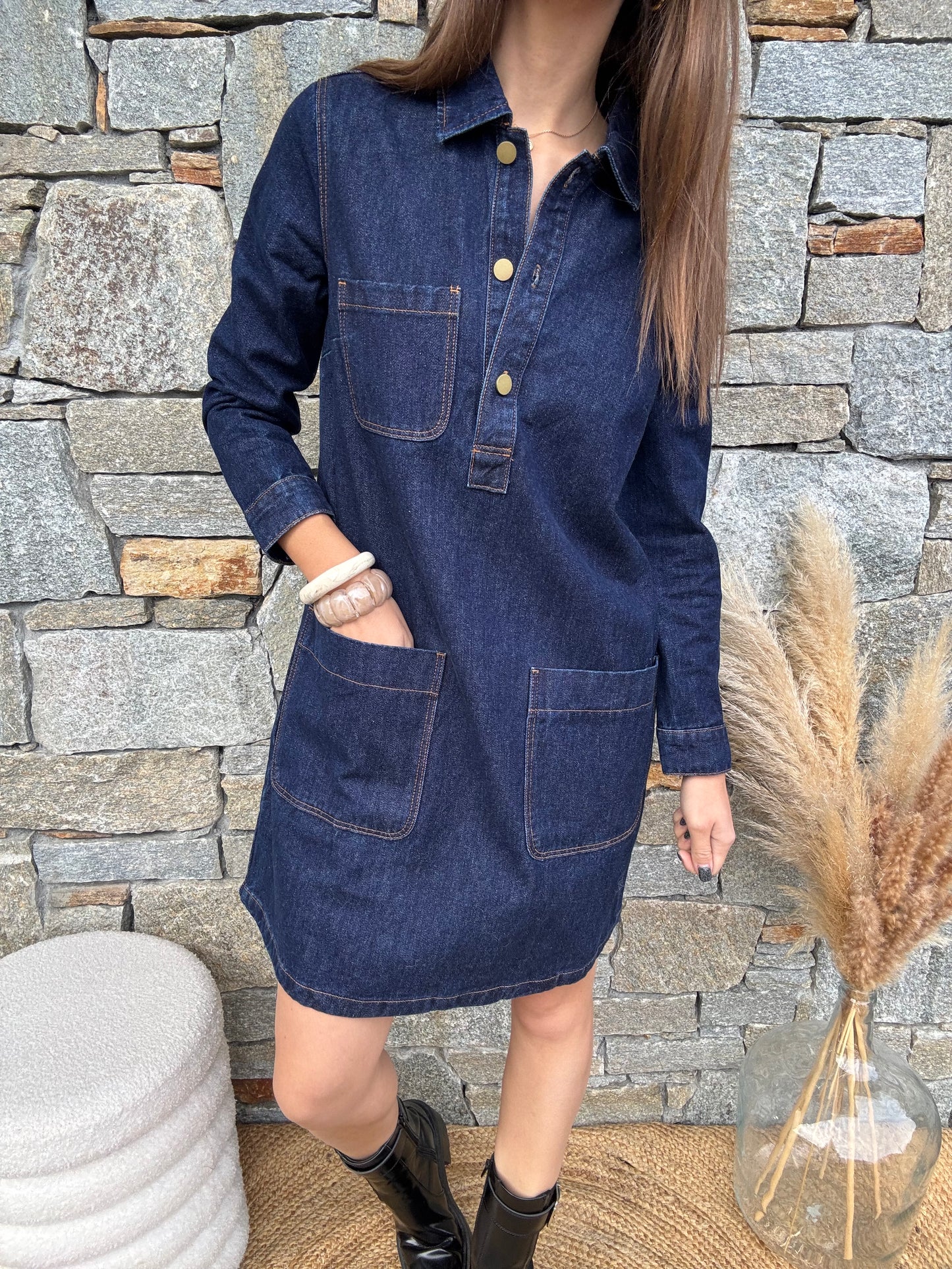 Robe REBECCA manches longues