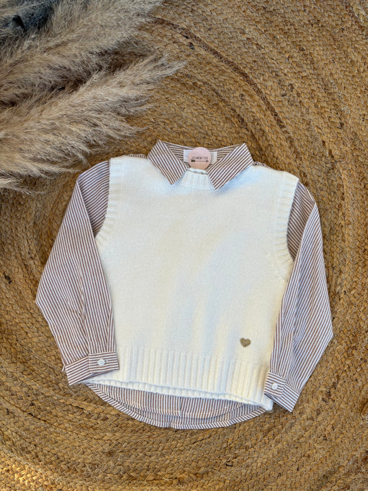 Pull sans manches enfant