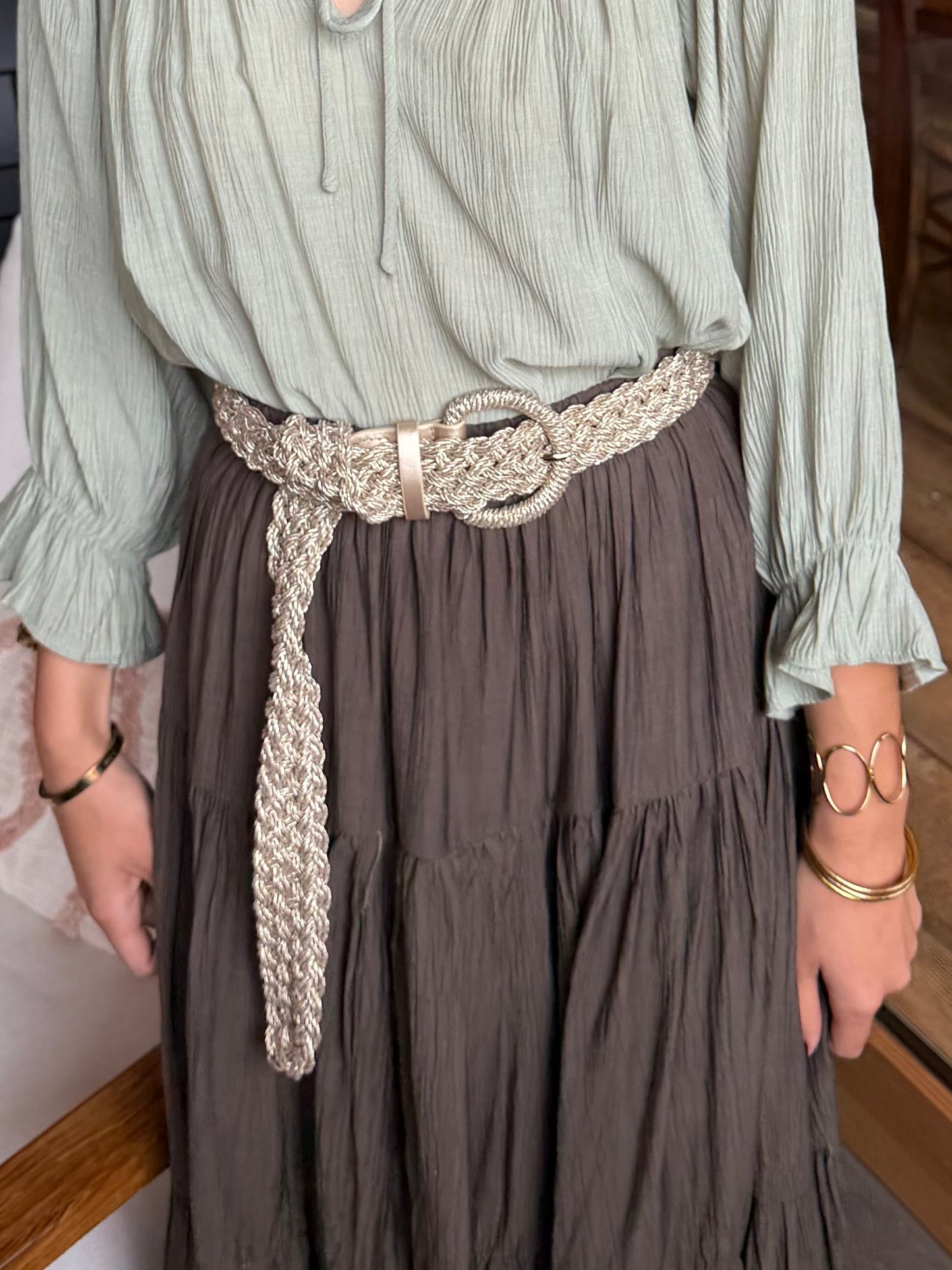 Ceinture tressée