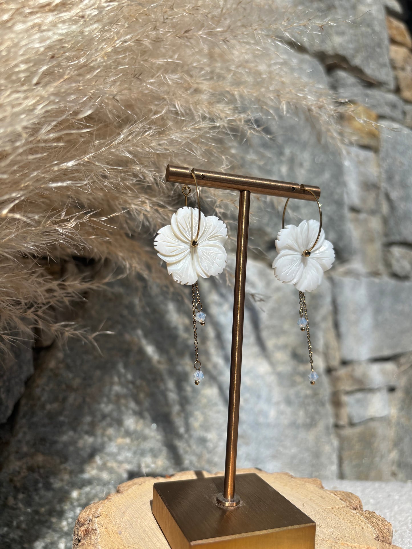 Boucles d’oreilles FLEUR