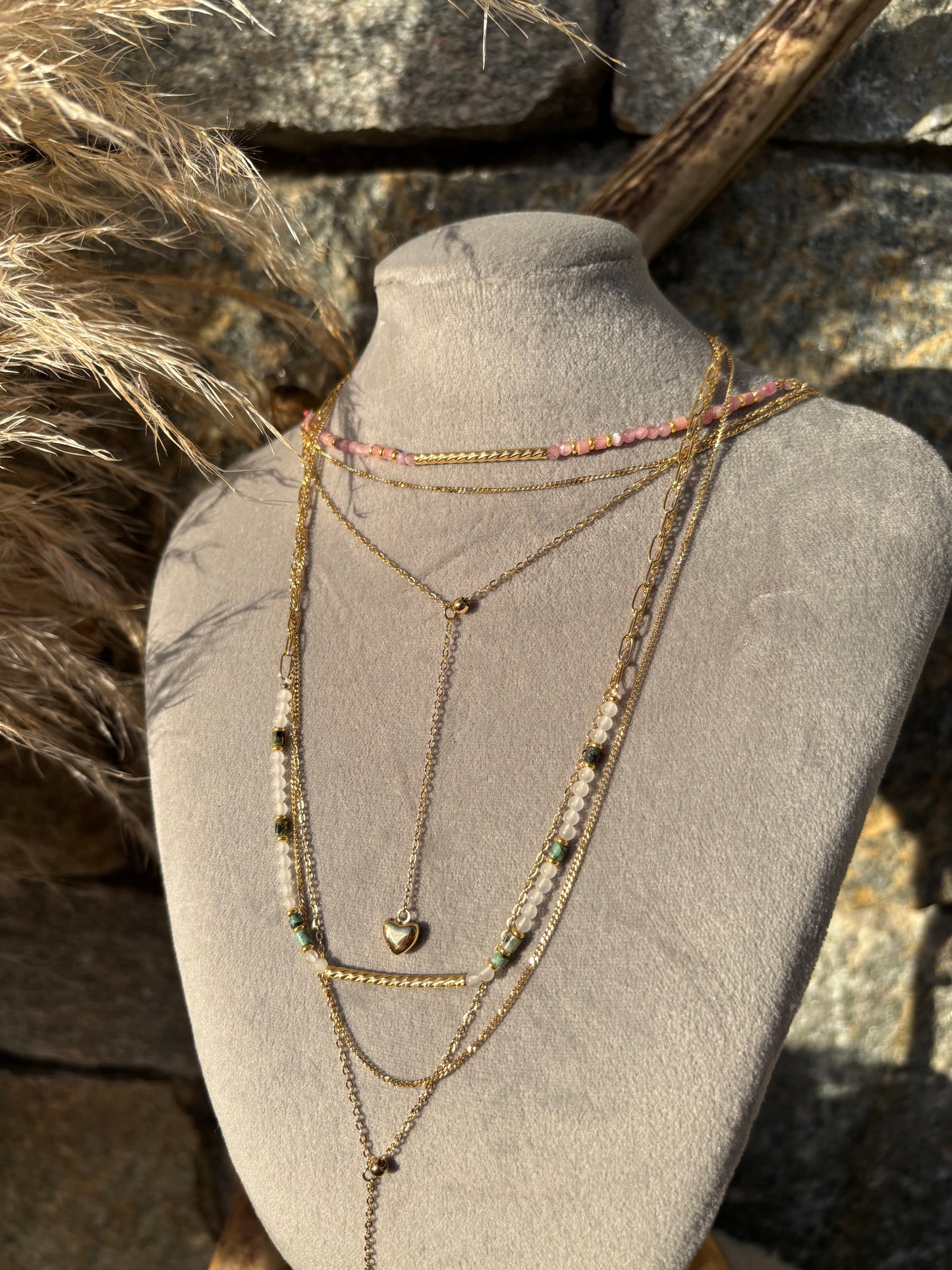 Collier multi-rangs