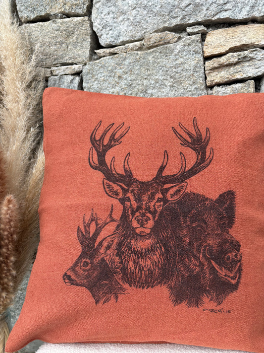 Coussin carré GRAND GIBIER