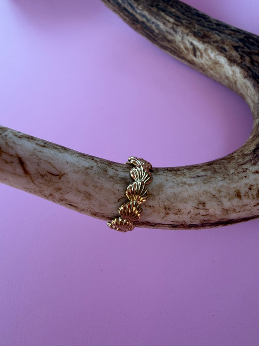 Bague coquillages