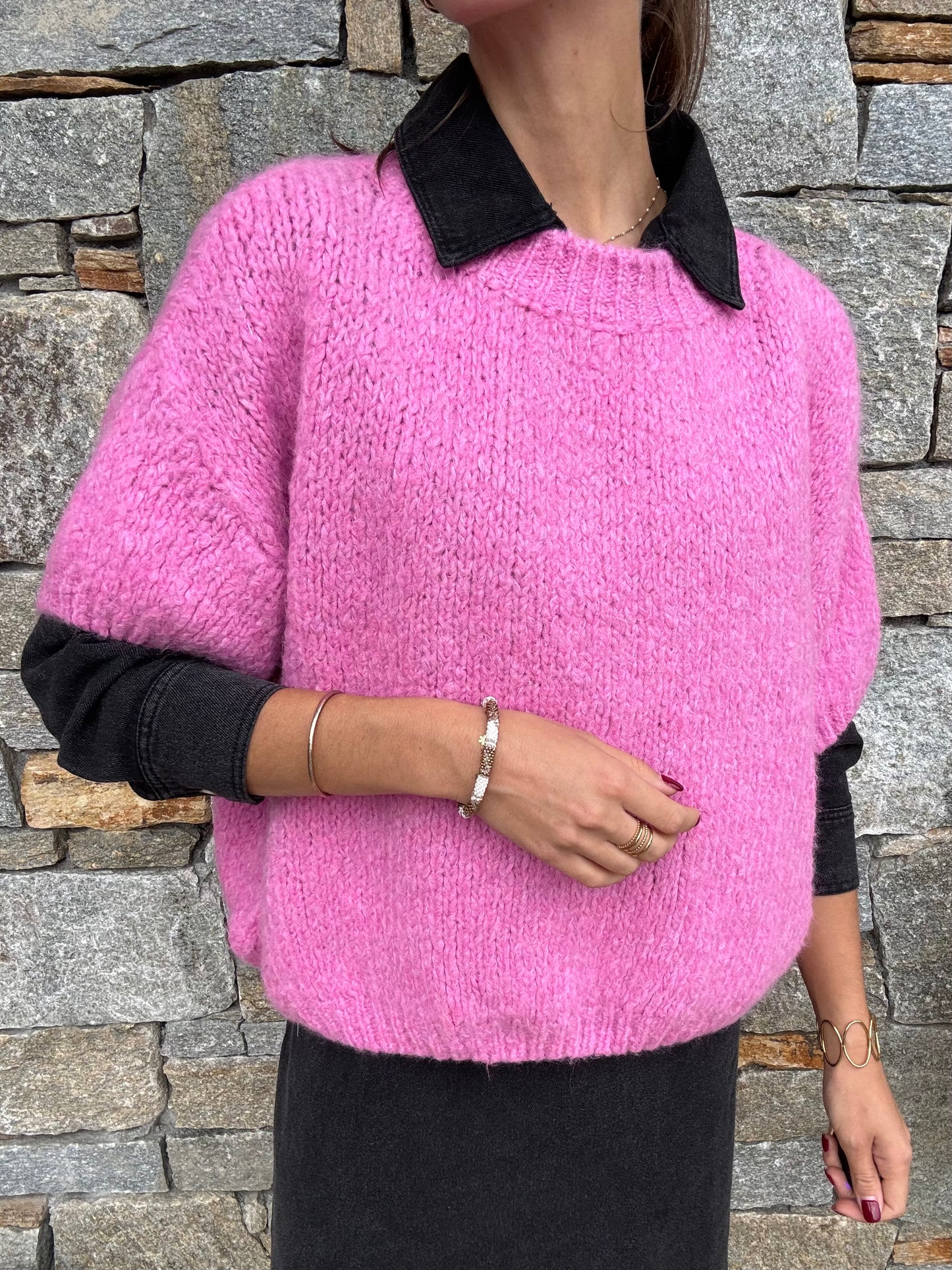 Pull CAMOMILLE manches courtes 🇮🇹