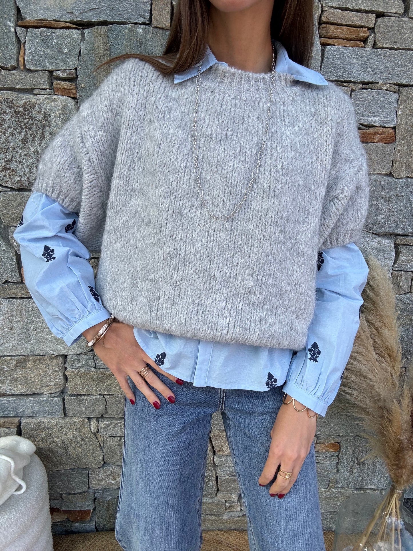 Pull CAMOMILLE manches courtes 🇮🇹