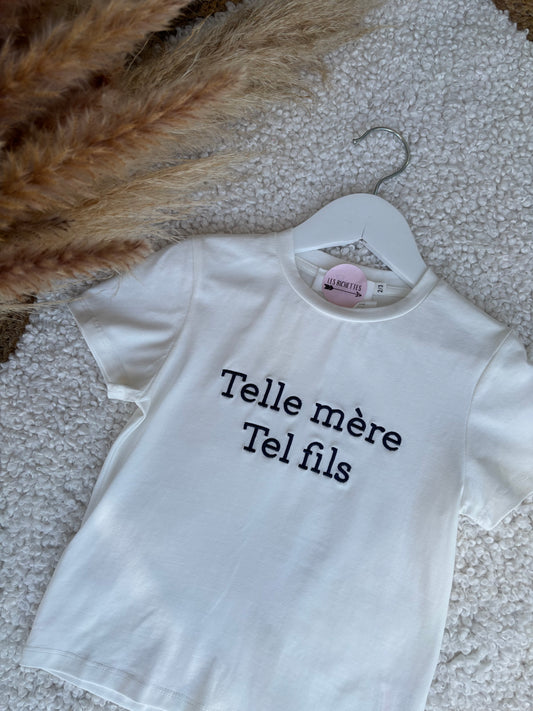 Tee-shirt TELLE MÈRE TEL FILS enfant