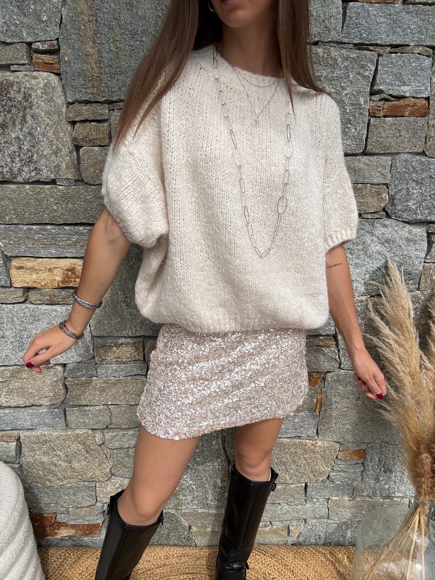 Pull CAMOMILLE manches courtes 🇮🇹