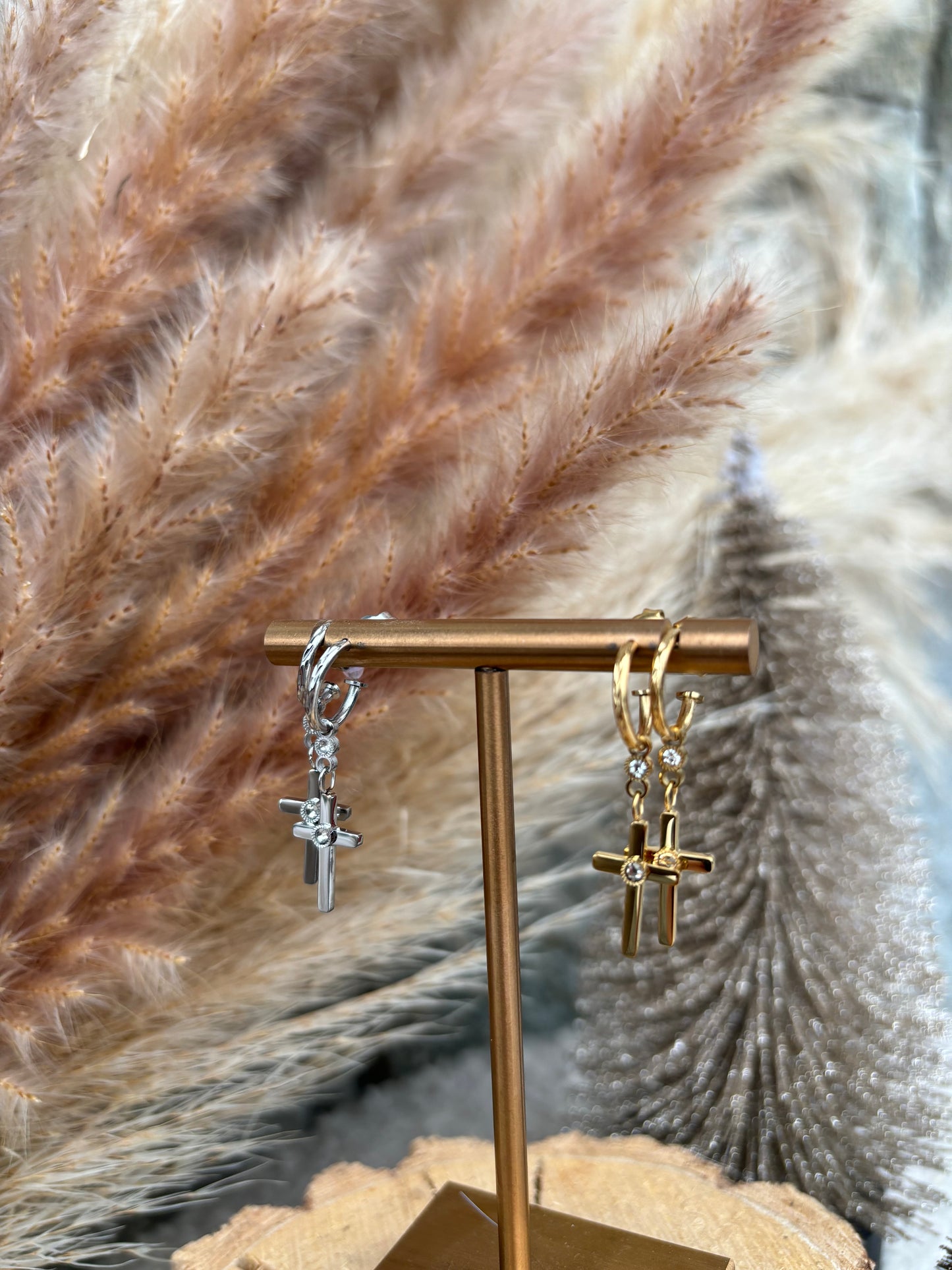 Boucles d’oreilles CROIX