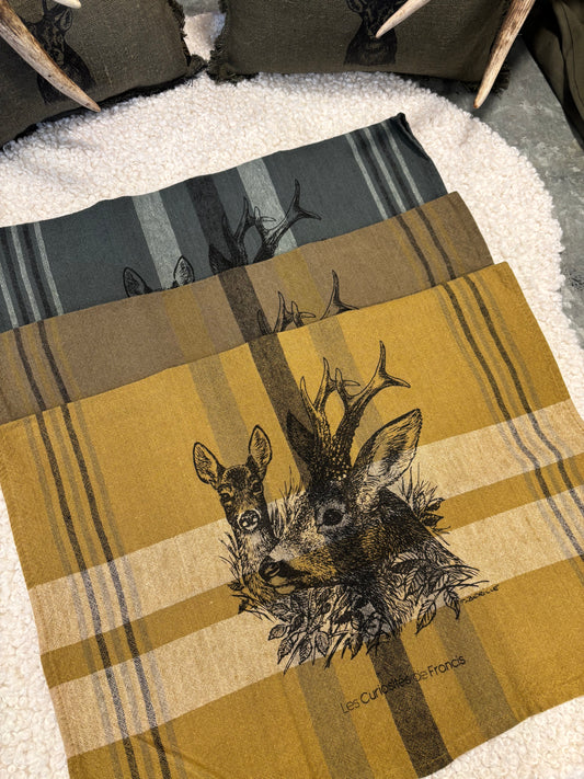 Torchons CHEVREUIL et CHEVRETTE