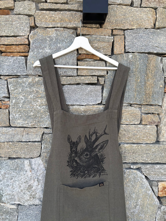 Tablier CHEVREUIL ET CHEVRETTE