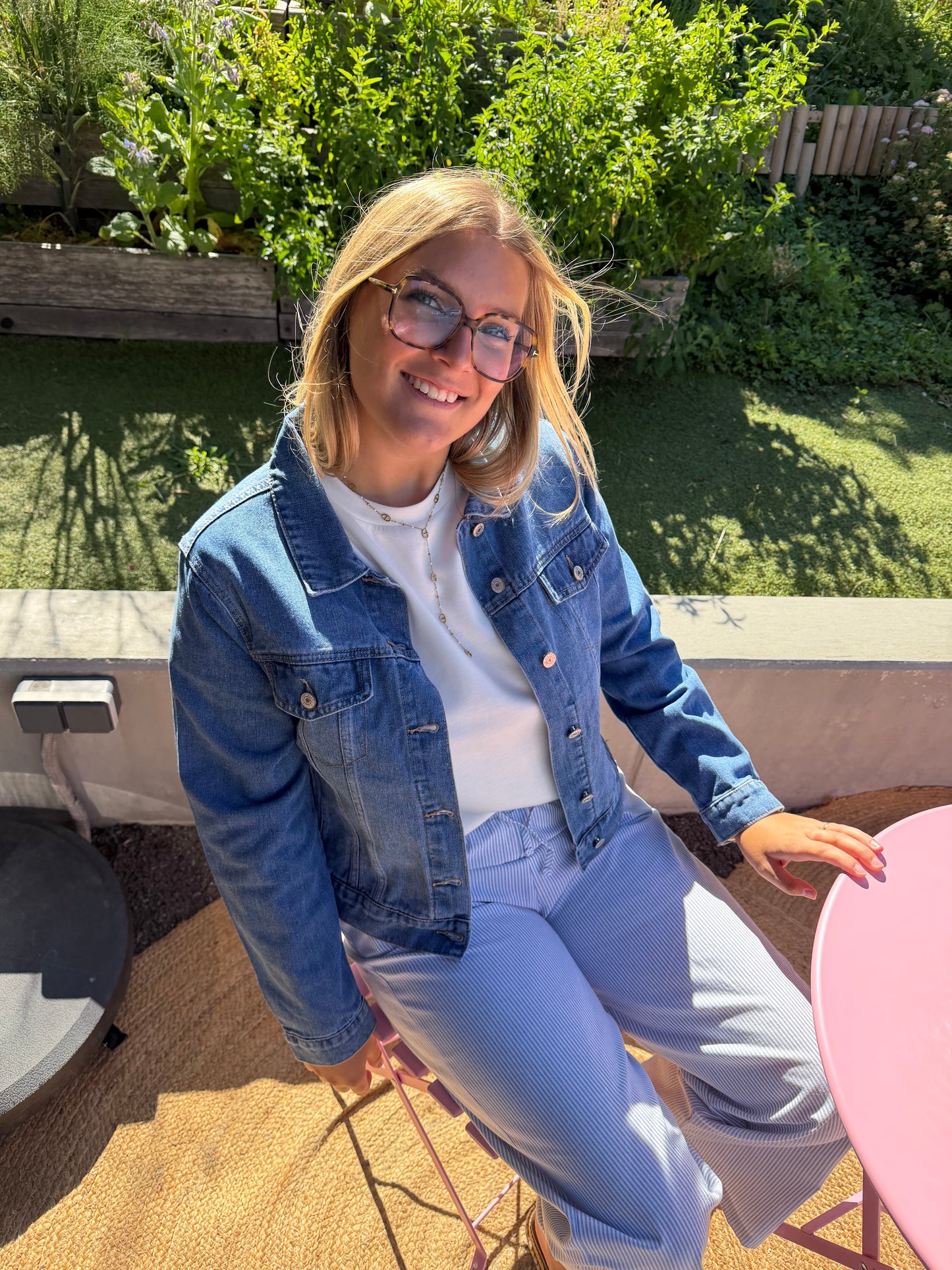 Veste en jean SABLE