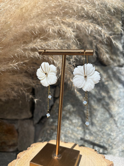 Boucles d’oreilles FLEUR