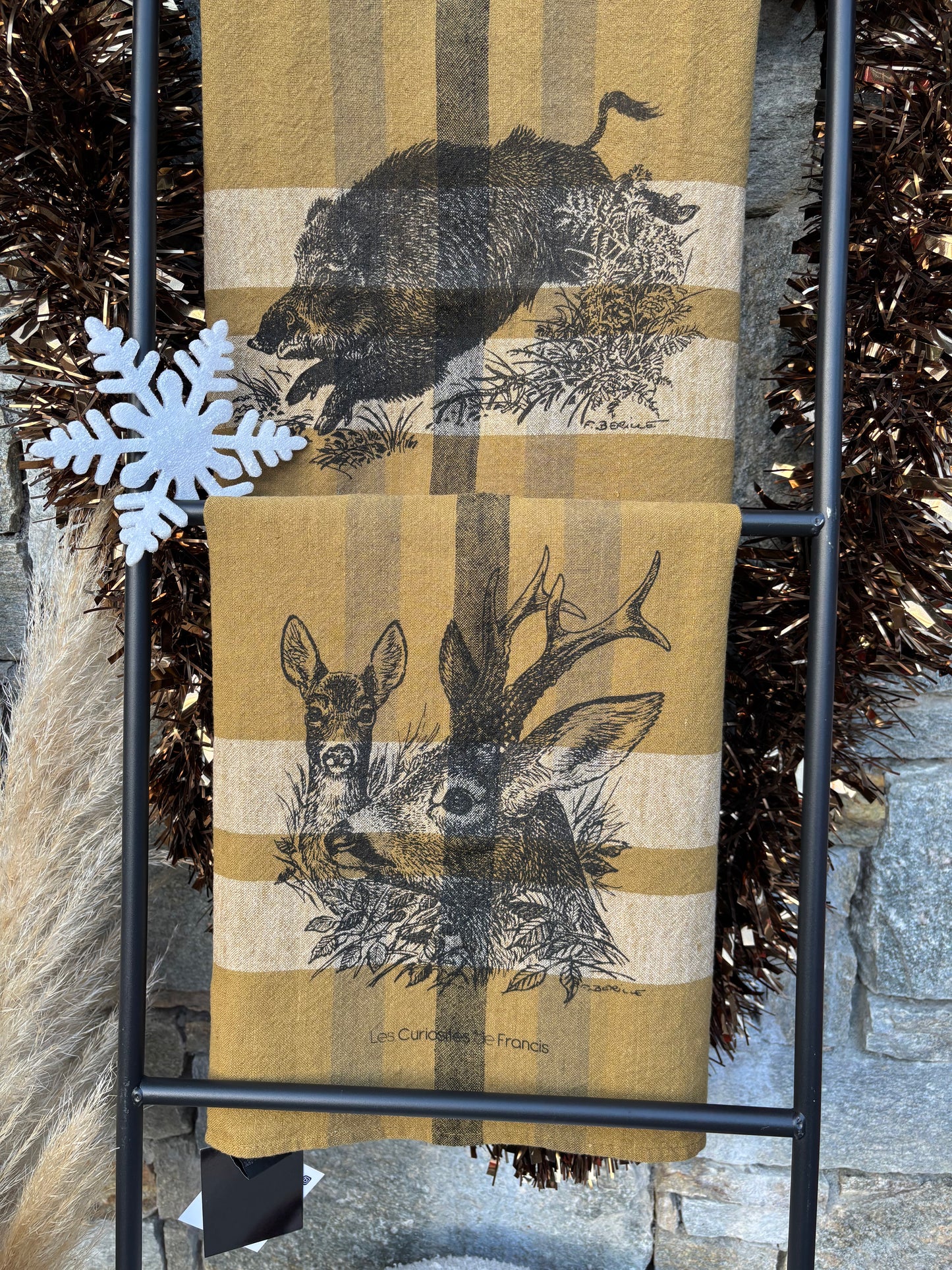 Coffret 3 torchons GRAND GIBIER