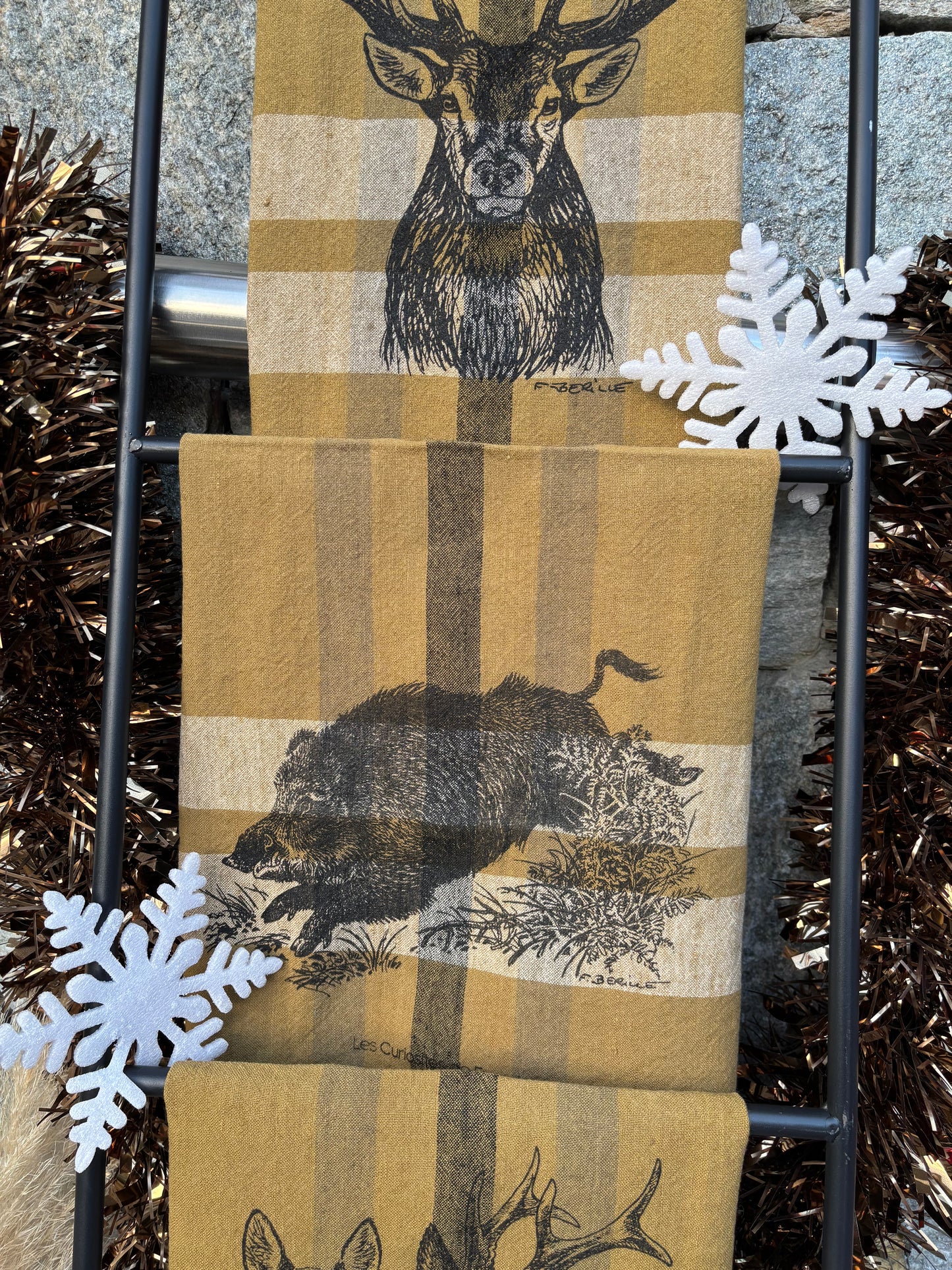 Coffret 3 torchons GRAND GIBIER