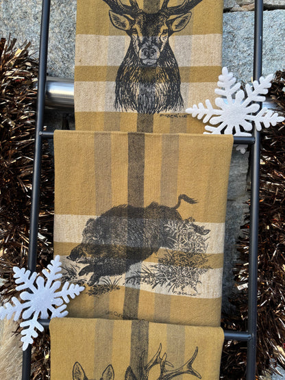 Coffret 3 torchons GRAND GIBIER