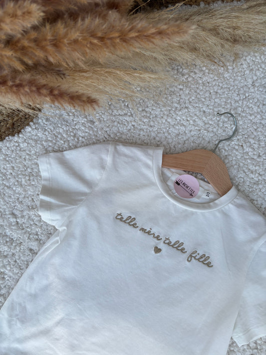 Tee-shirt TELLE MÈRE TELLE FILLE enfant