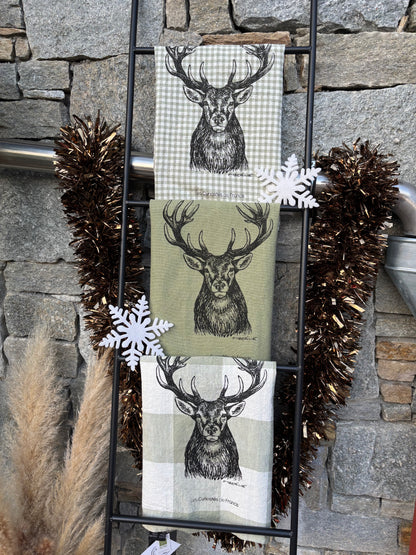 Coffret 3 torchons CERF