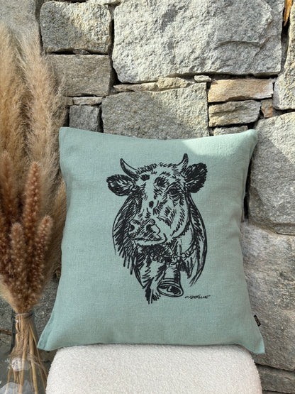 Coussin carré VACHE