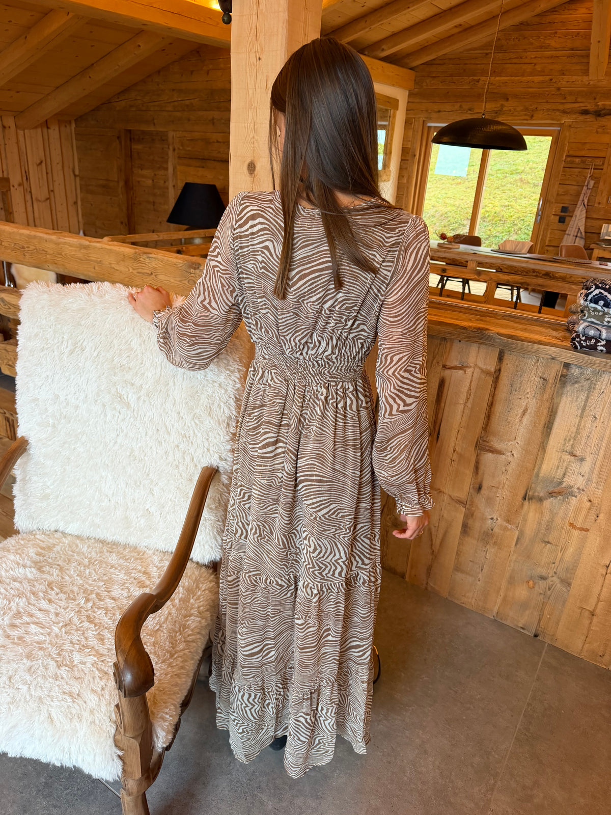 Robe VALENCIA manches longues