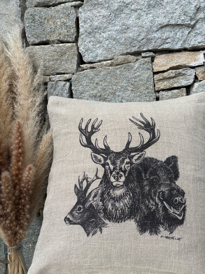 Coussin carré GRAND GIBIER