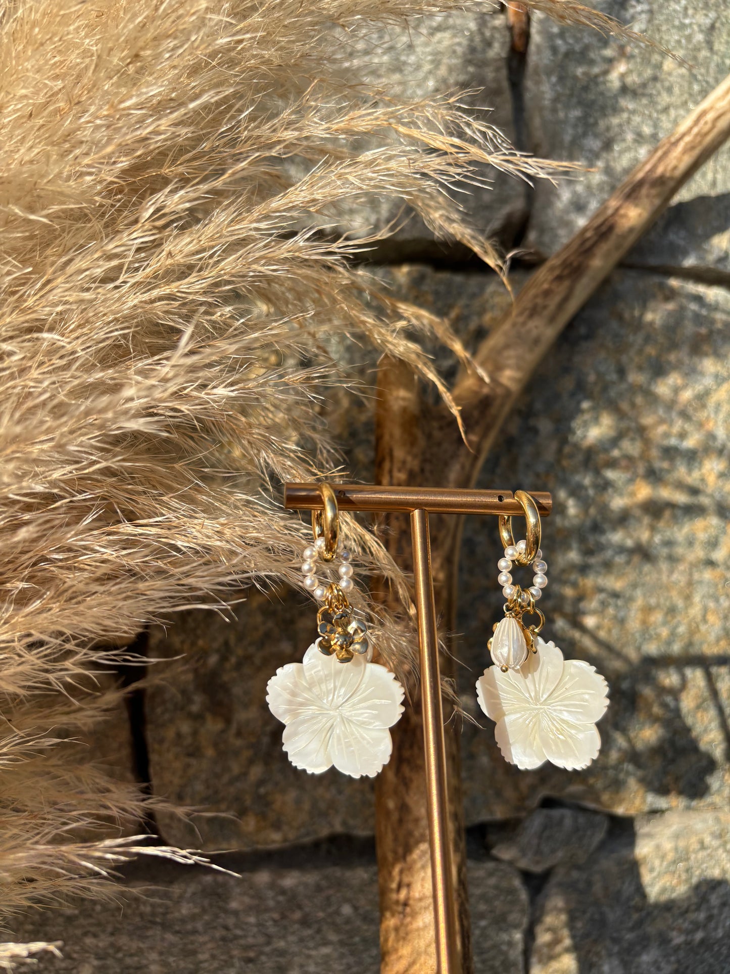 Boucles d’oreilles FLEUR