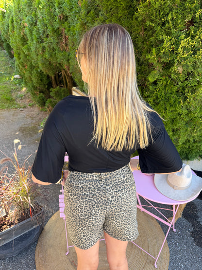 Jupe-short LÉOPARD