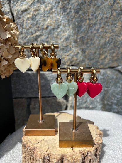 Boucles d’oreilles CŒUR