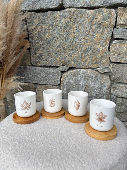 Coffret 4 tasses à café AUTOMNE