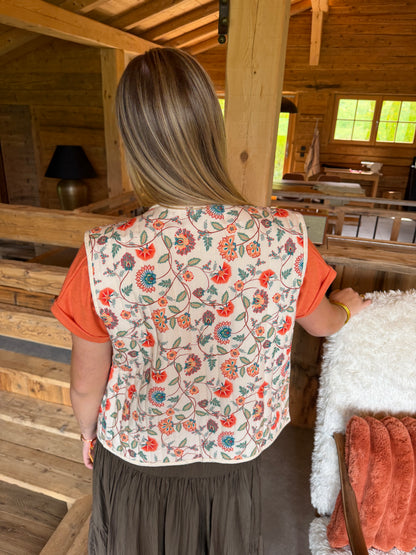 Gilet sans manches BLEUET