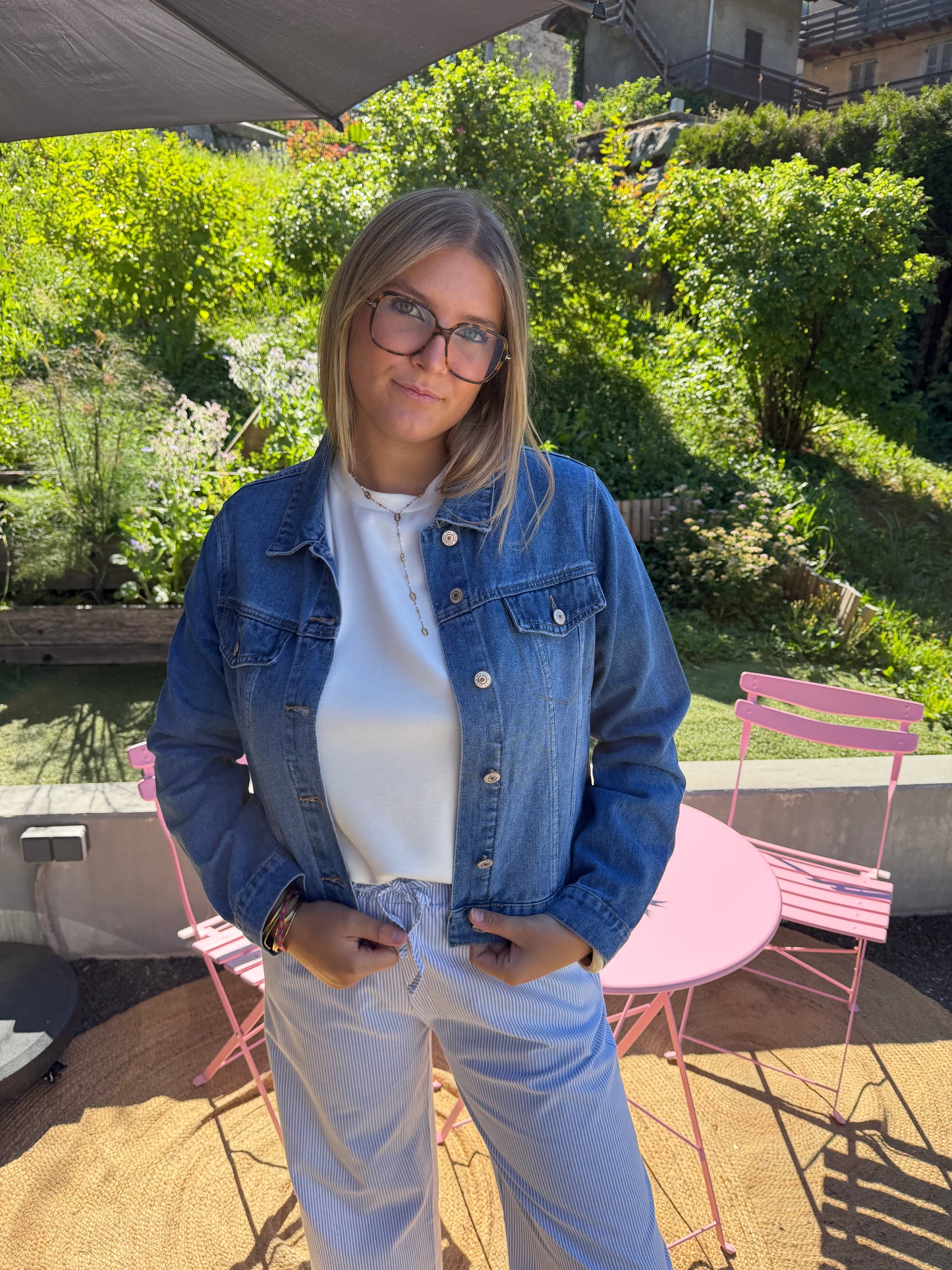 Veste en jean SABLE