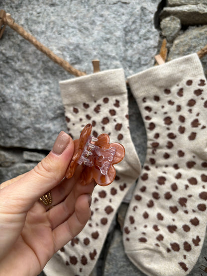 Coffret CHAUSSETTES LÉOPARD ET SA PINCE