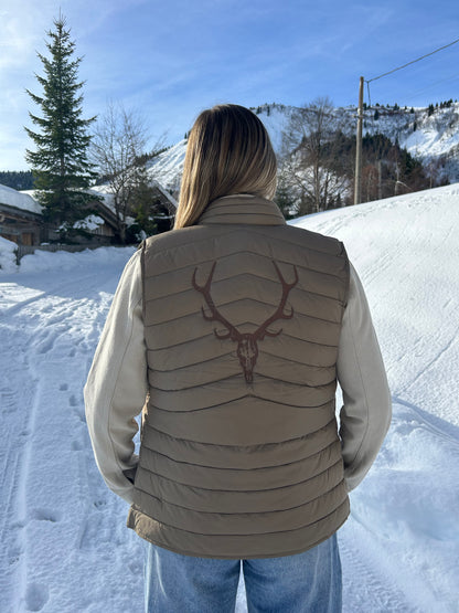 Doudoune sans manches CERF LES BICHETTES