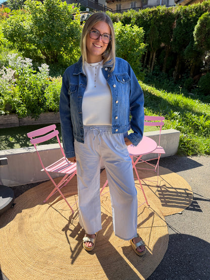 Veste en jean SABLE