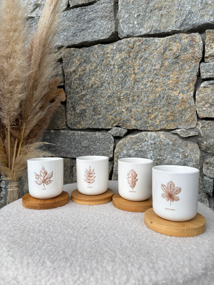 Coffret 4 tasses à café AUTOMNE