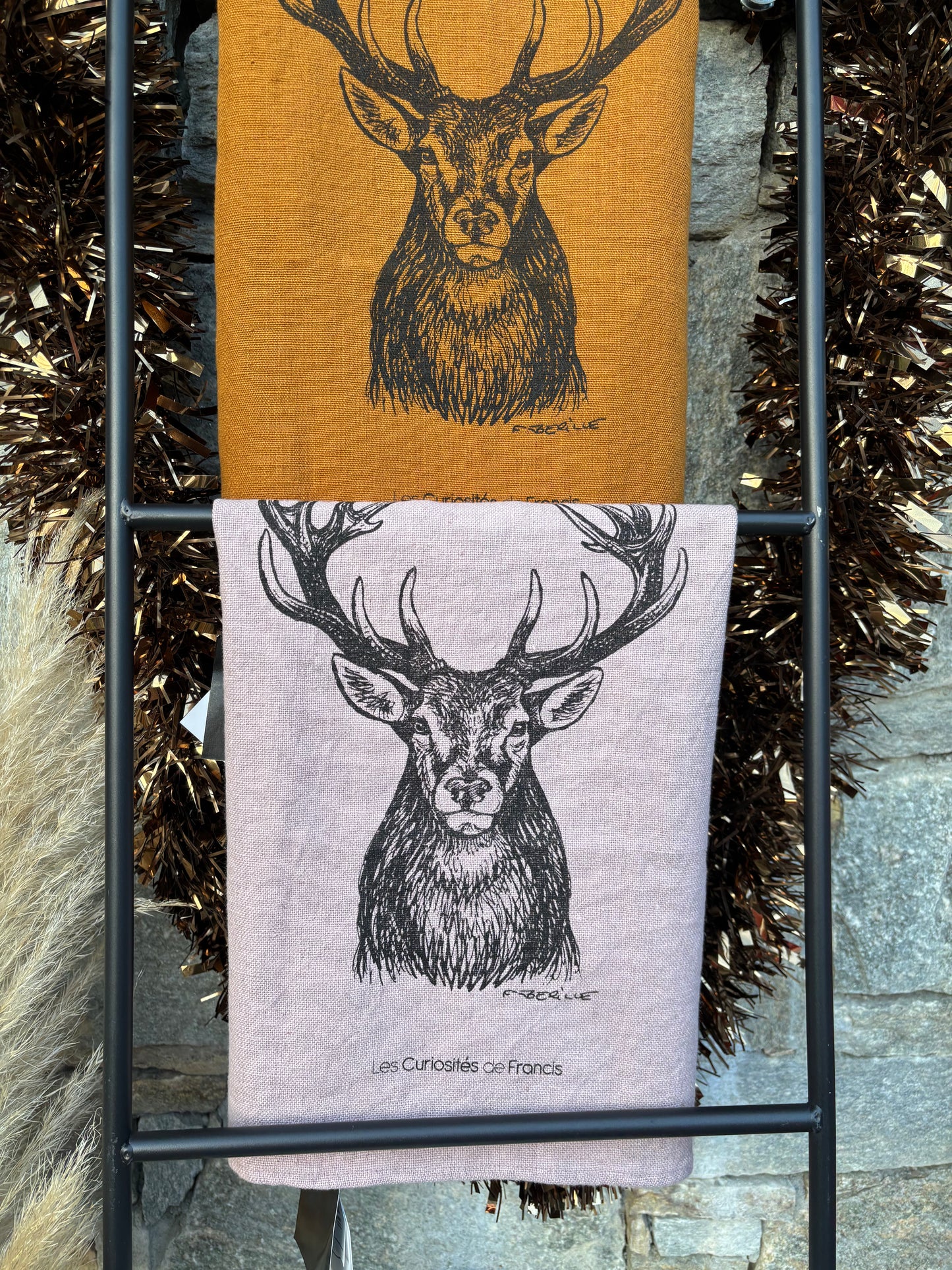 Coffret 3 torchons CERF