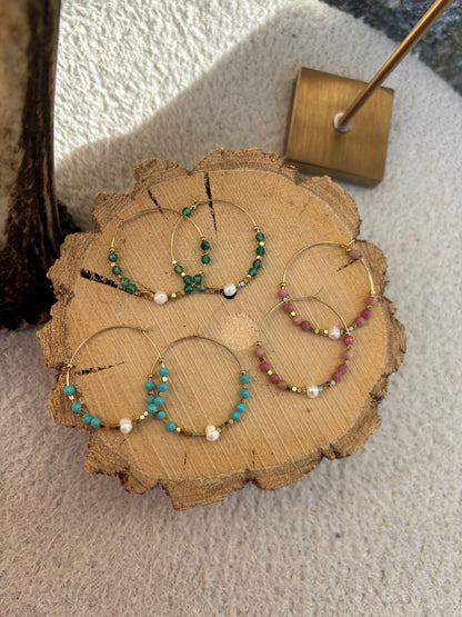 Boucles d’oreilles CRÉOLES