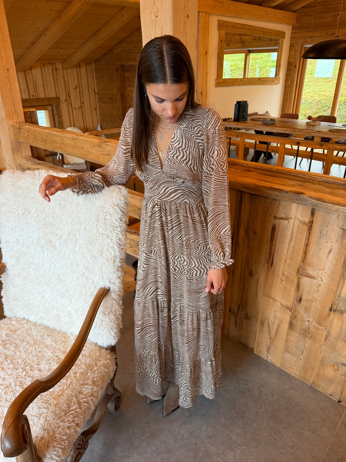 Robe VALENCIA manches longues