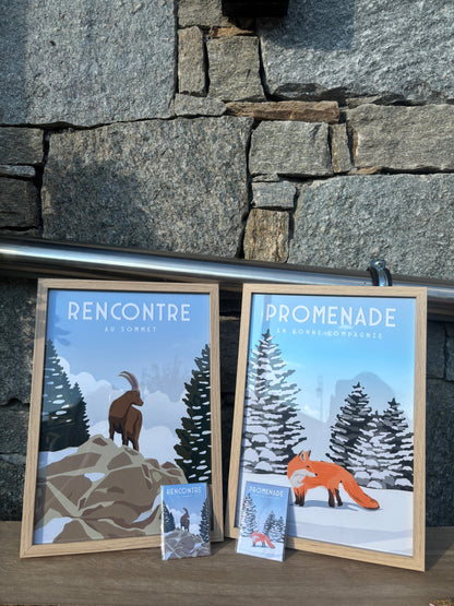 Coffret cadre & magnette ANIMAUX