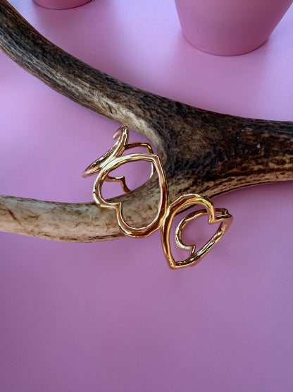 Bracelet CŒUR manchette